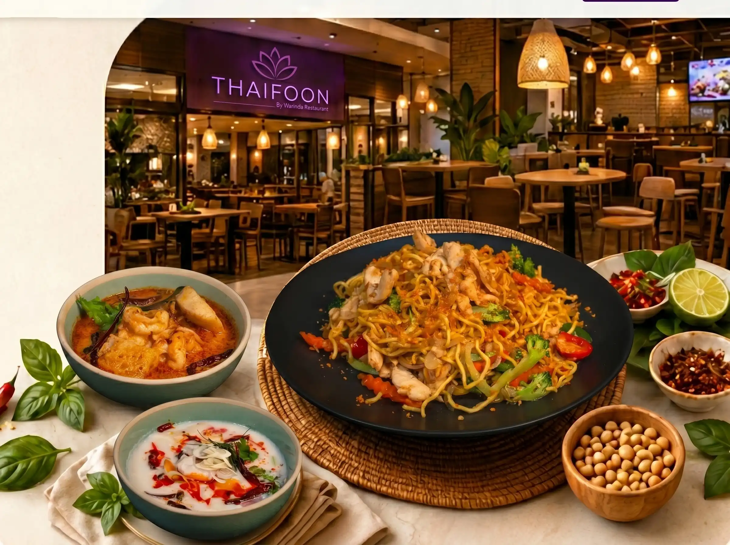Fresh ThaiFoon noodles